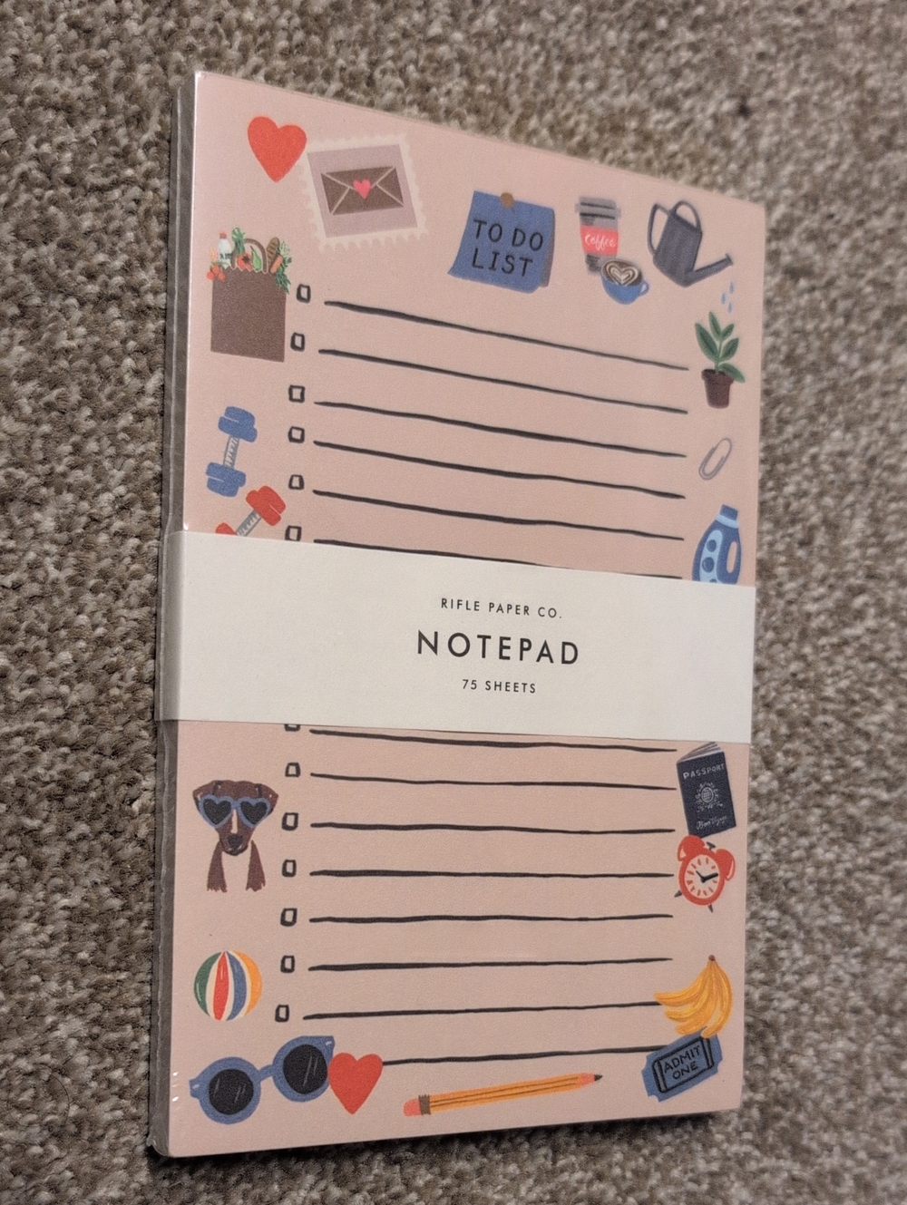 NWT Rifle Paper Co. Checklist Notepad - Picture 3 of 4